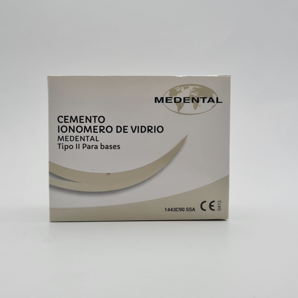 Ionomero De Vidrio Tipo 2 Medental Base Pol15Gr Liq15Ml Ecodent