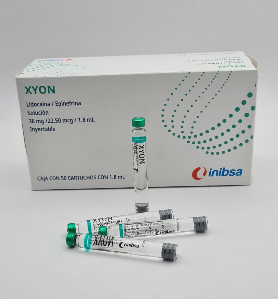 Anestesia Cartucho Xyon Lidocaina Con Epinefrina 2 Ecodent